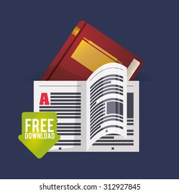 Ebook for download digital design, vector illustration 10 eps graphic