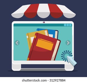 Ebook for download digital design, vector illustration 10 eps graphic