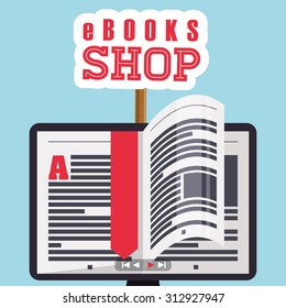 Ebook for download digital design, vector illustration 10 eps graphic