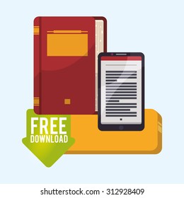 Ebook for download digital design, vector illustration 10 eps graphic