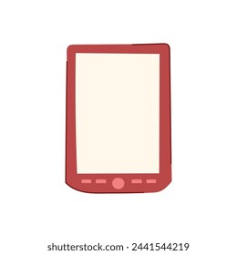 ebook e-reader cartoon. library tablet, school literature, learn education ebook e-reader sign. isolated symbol vector illustration