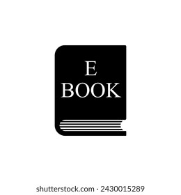 Ebook flat vector icon. Simple solid symbol isolated on white background