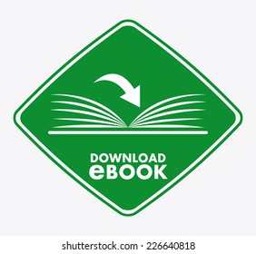 ebook graphic design , vector illustration