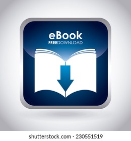 ebook graphic design , vector illustration