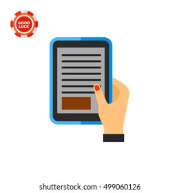 Ebook in Hand Icon