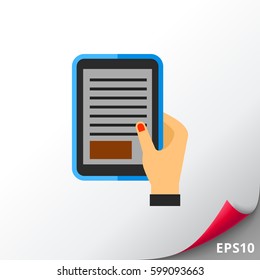 Ebook in Hand Icon