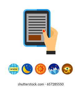 Ebook in Hand Icon