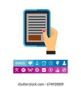 Ebook in Hand Icon