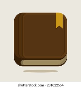 Ebook icon application - logo icon vector template