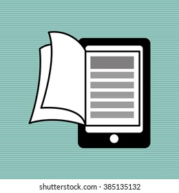 Ebook icon design 