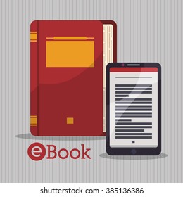 Ebook icon design 