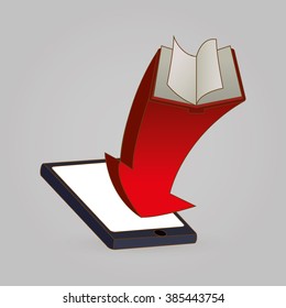 Ebook icon design 