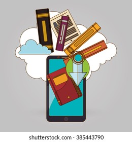 Ebook icon design 