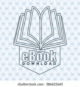 Ebook icon design 