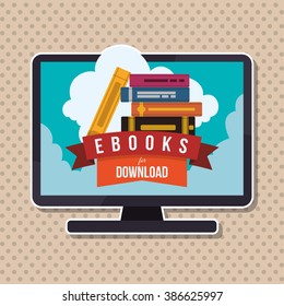 Ebook icon design 