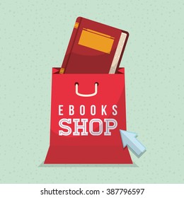 Ebook icon design 