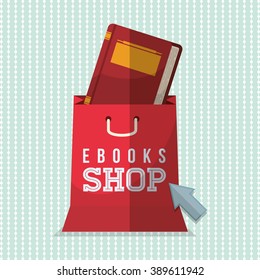 Ebook icon design 