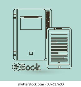Ebook icon design 