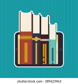 Ebook icon design 