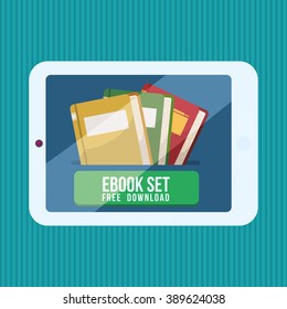 Ebook icon design 