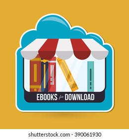 Ebook icon design 
