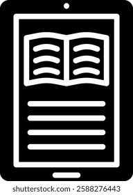 Ebook Icon Element For Design