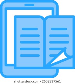 Ebook Icon Element For Design