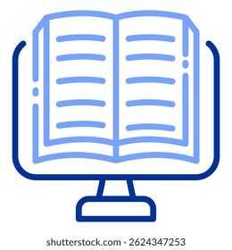 Ebook Icon Element For Design