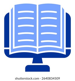 Ebook Icon Element For Design