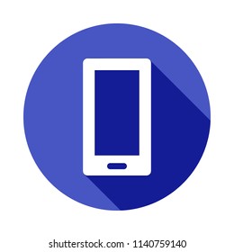 eBook icon in Flat long shadow style