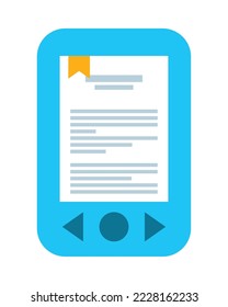 ebook icon on white background