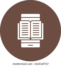 EBook icon vector image. Can also be used for Online Education. Suitable for mobile apps, web apps and print media.