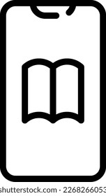 Ebook Icon Vector: An ebook icon vector typically represents a digital book in a digital format. The icon may depict a book or an electronic device, such as a tablet or a smartphone, with a book displ