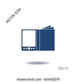 E-book icon, web design element