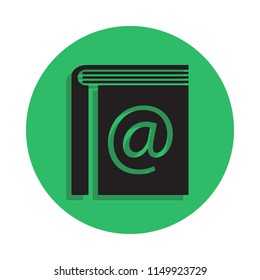 eBook illustration. Element of library icon for mobile concept and web apps. Detailed eBook icon can be used for web and mobile