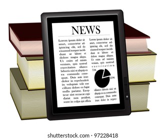 E-book and paper books. Alternative.