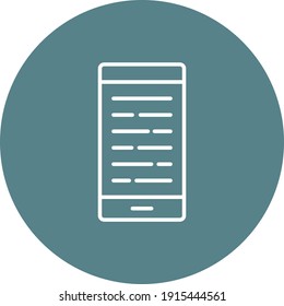 Ebook, pdf, ereader, elctronical book icon vector image. Can also be used for online education. Suitable for use on web apps, mobile apps and print media.