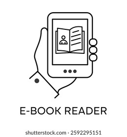 E-Book Reader – Digital Device Representing Convenient Online Reading