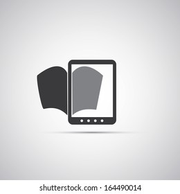 E-Book Reader Icon Design