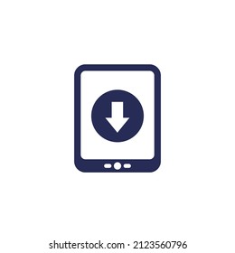 Ebook Reader Icon, Download A Book To Device