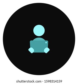 EBook reading vector icon. Audio book filled flat sign for mobile concept and web design. Open book pages and audio player glyph icon. Symbol, logo