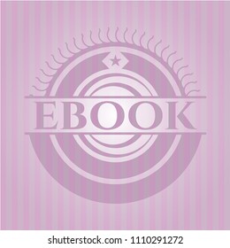 ebook retro pink emblem