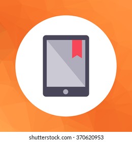 E-book with tab