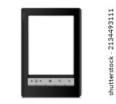Ebook tablet illustration isolated on white background