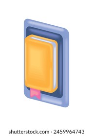 ilustración aislada de diseño de tecnología ebook
