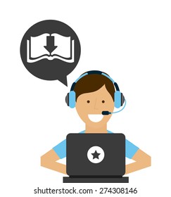 ebook technology design, vector illustration eps10 graphic 