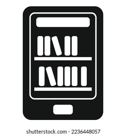 Ebook technology icon simple vector. Digital tablet. Web mobile