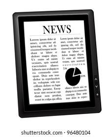 E-book. Vector.