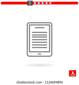 ebook vector icon