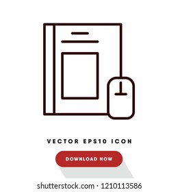 Ebook vector icon